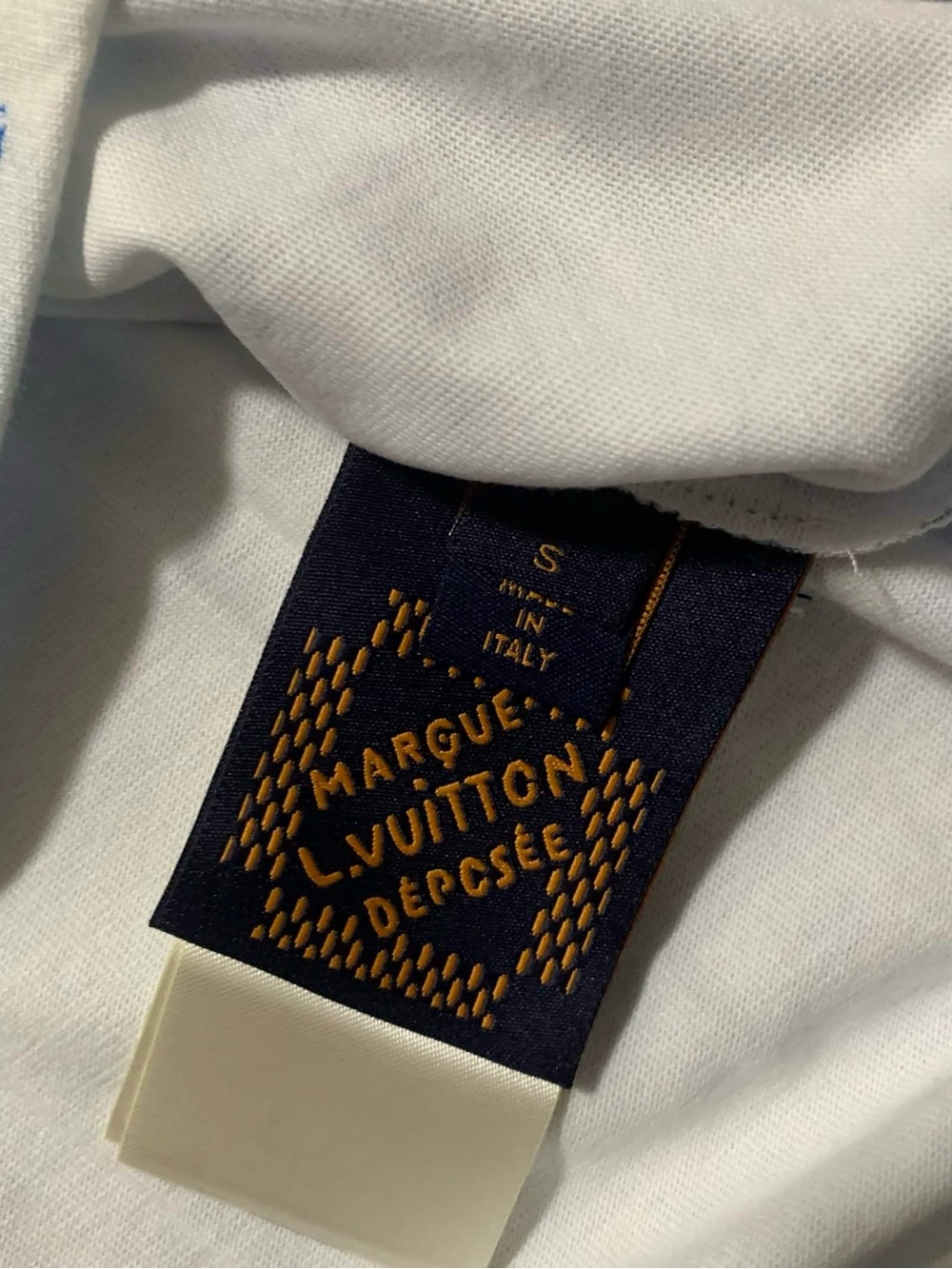 Louis Vuitton Blue Toile T-Shirt Size S - Picture 5 of 6